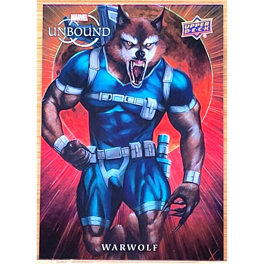 2022 MARVEL‎ UNBOUND WARWOLF RAINBOW FOIL
